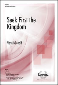 Seek First the Kingdom SATB choral sheet music cover Thumbnail